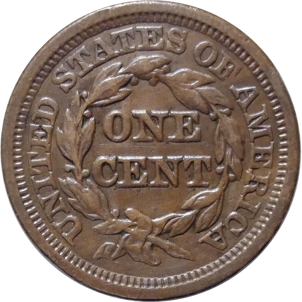 1848-Braided-Large-Cent-#2